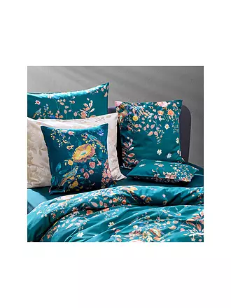 CHRISTIAN FISCHBACHER | Funda de almohada de satén FANTASIA 70x90cm Petróleo | 